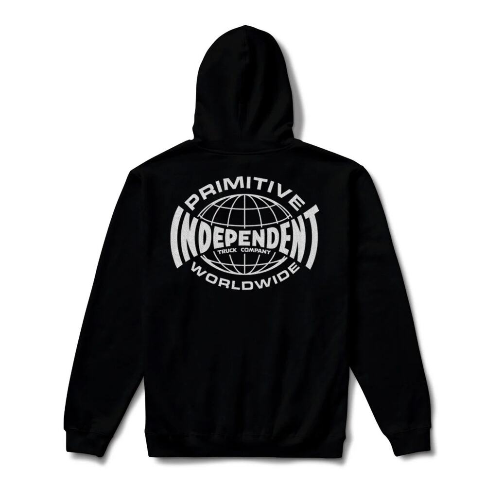 Primitive Skate X Independent Skateboard Truck Embroidered Hoodie Sweatshirt